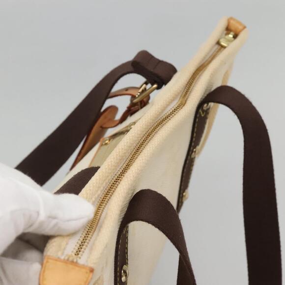 LOUIS VUITTON Cabas MM Antigua Tote Bag Brown Beige M40036 - Picture 6 of 13